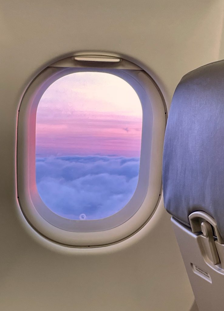 photo of plane window