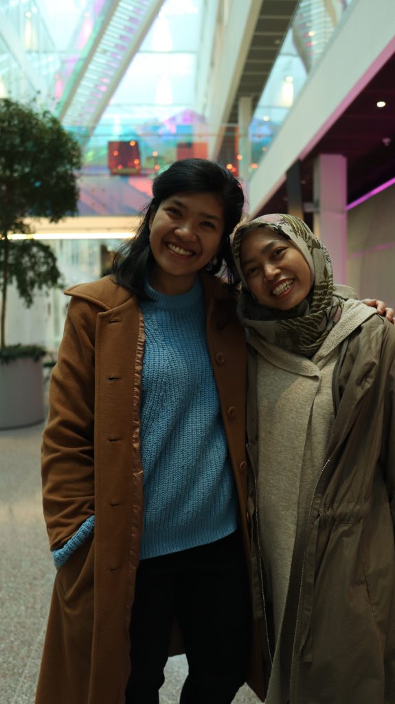 Me and Marina in the NEO Building. Photo credit: Sepri Limbong