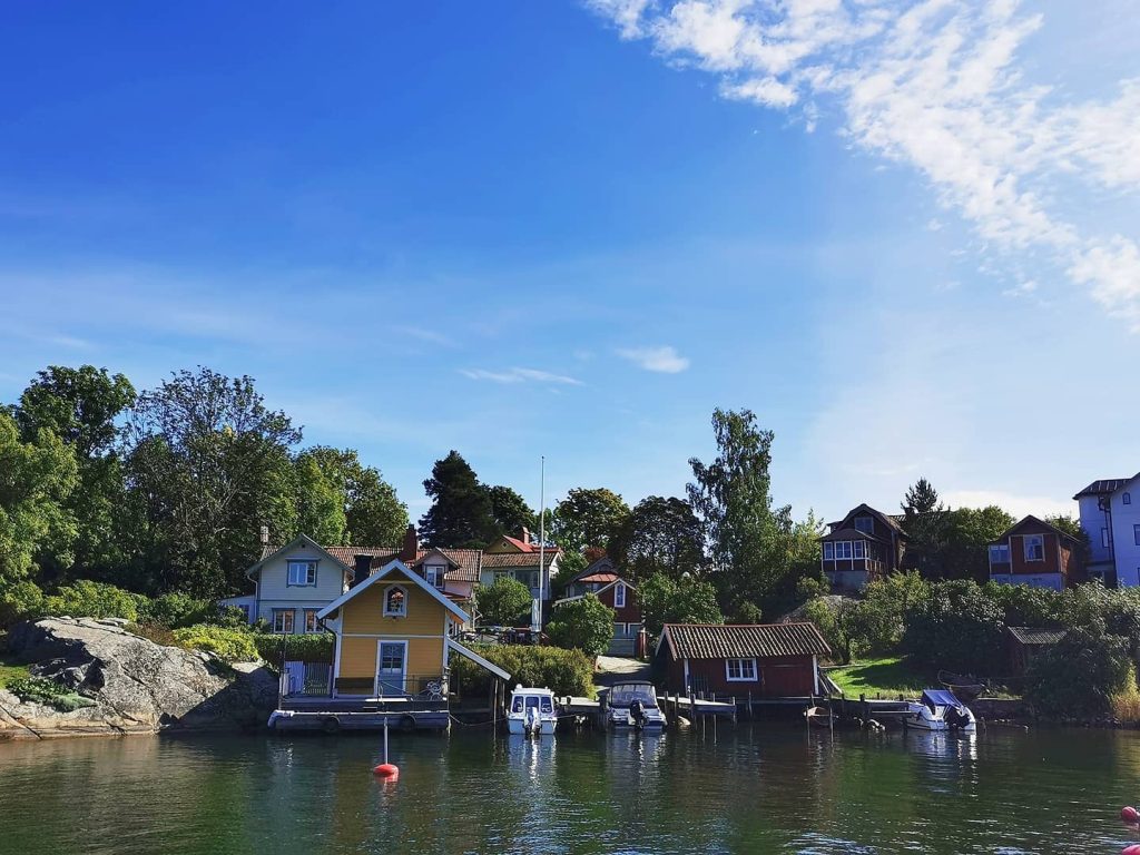 Vaxholm Colorful Houses
