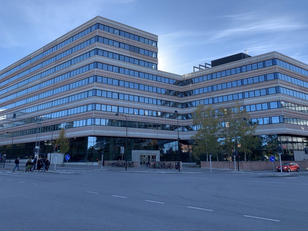 The Widerströmska huset building houses the department of Global Public Health at the Karolinska Institutet.