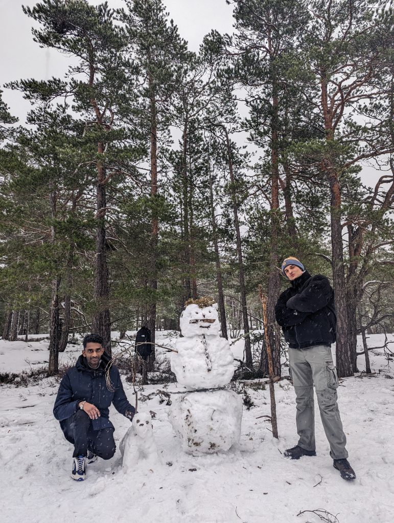 Sometimes you have to channel your inner child and build a snowman. Photo Credit: Tade Idowu