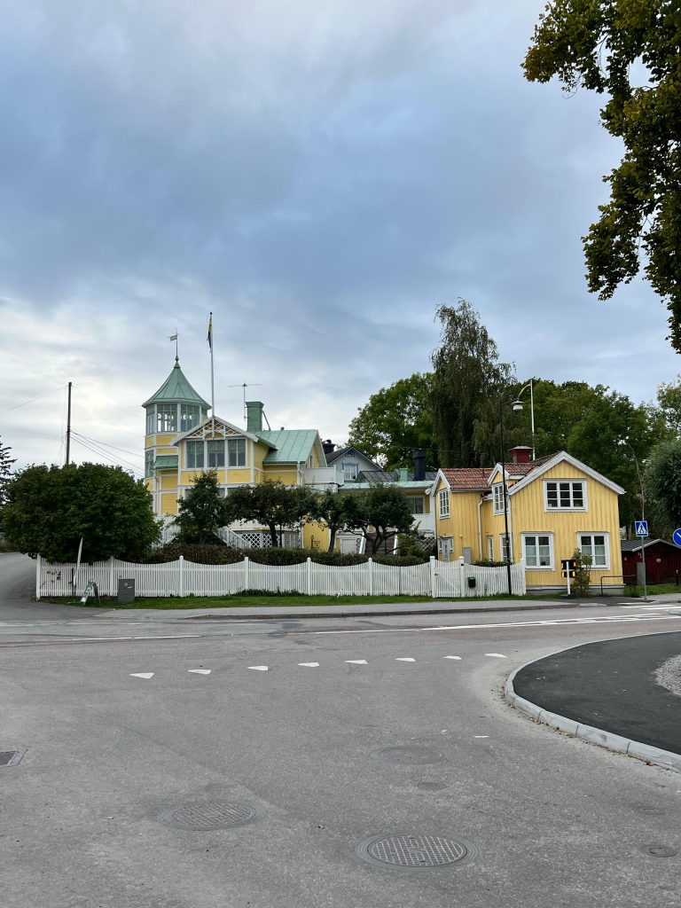 Vaxholm's town architecture. 