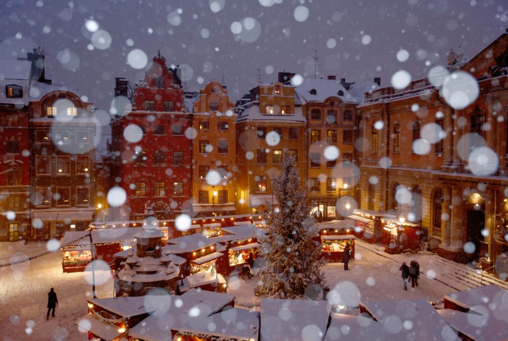 The Christmas market in Gamla Stan.