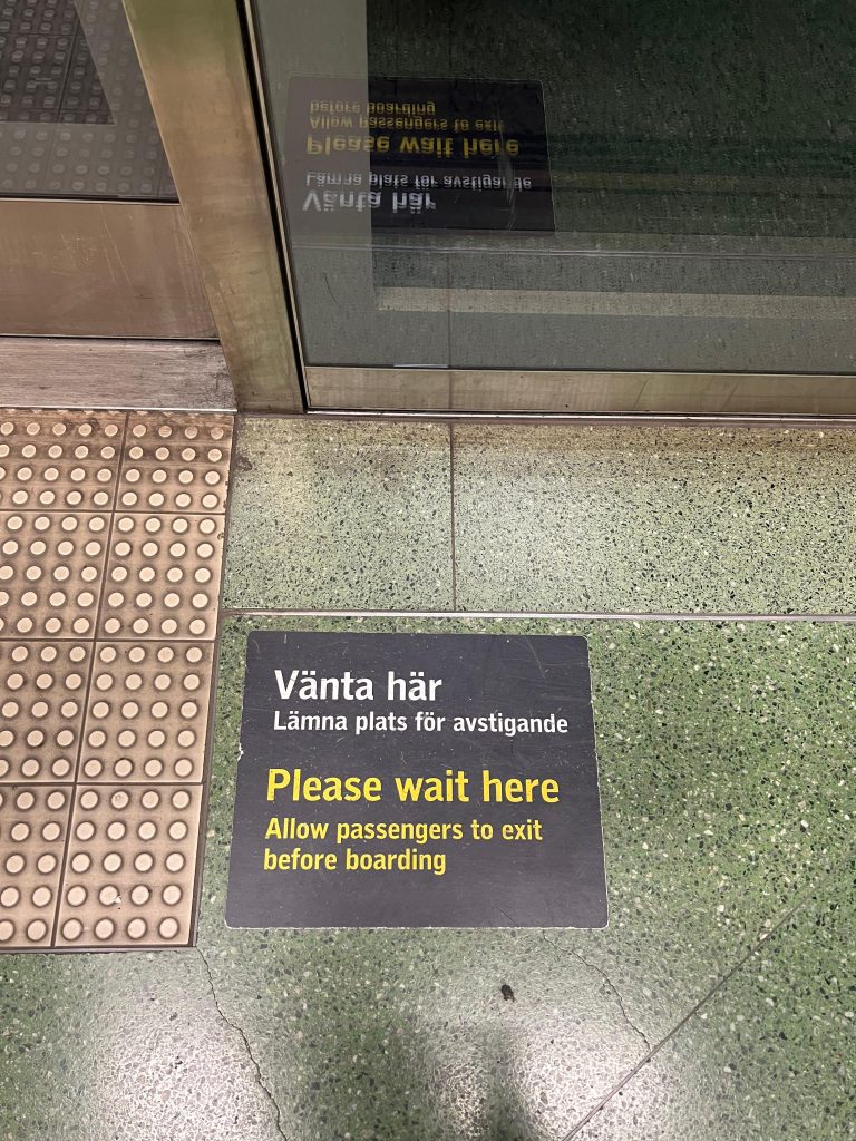 The life of digital ambassador, waiting for the train