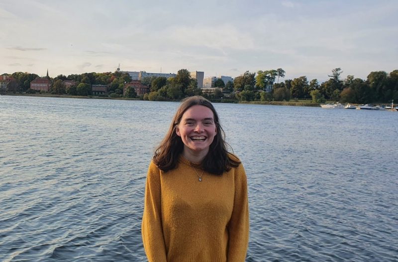 Picture of me in front of the water at Djurgården
