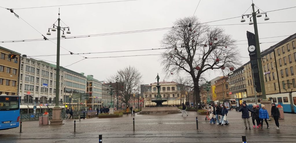 Gothenburg's downtown area