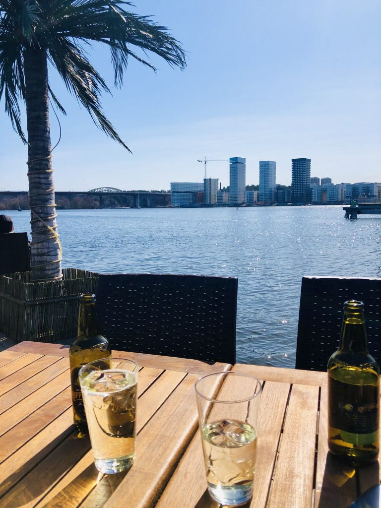 View from the dock at Loopen