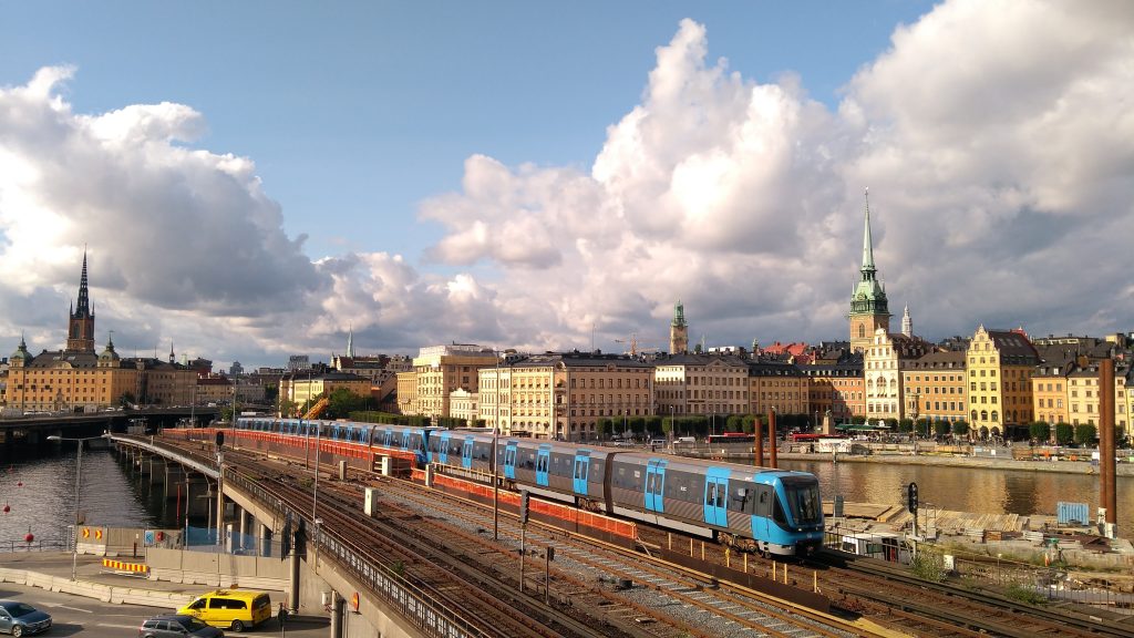 Train in Stockholm
