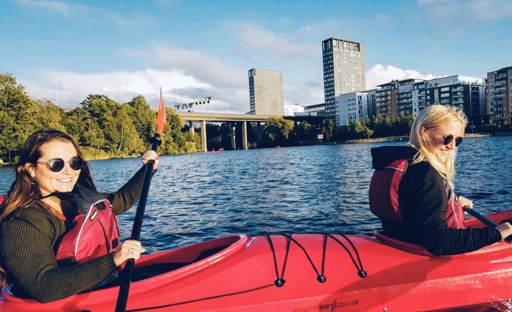 Kayaking in Stockholm