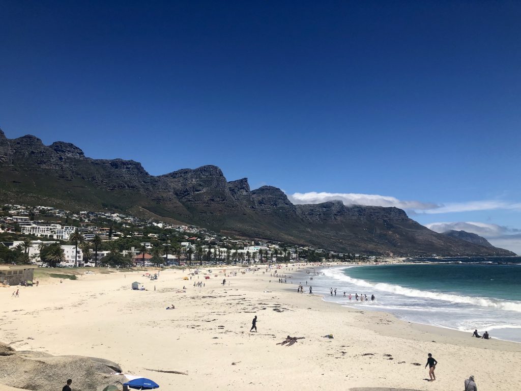 Mountains and Beach in Cape Town 
