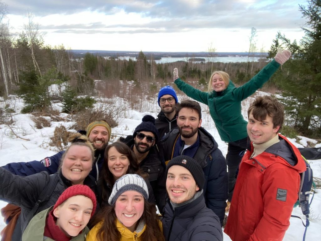 Hiking in Dalarna.