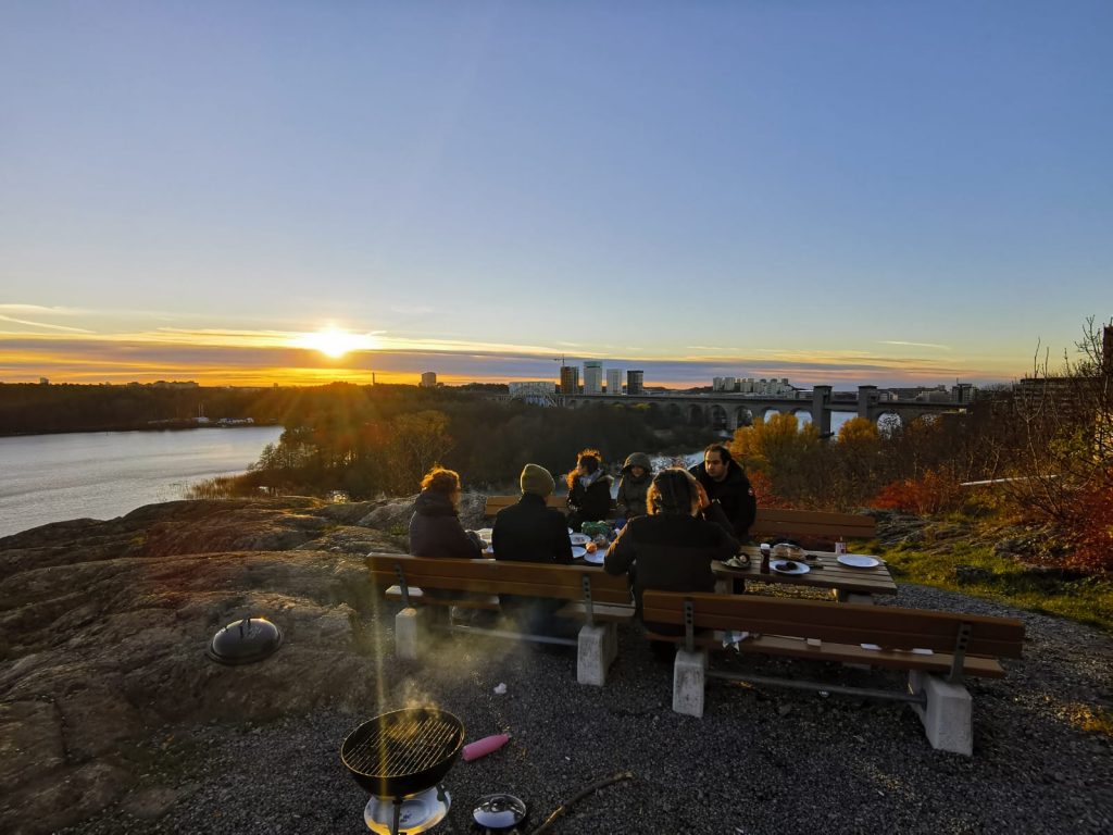 Barbeque next to Jägargatan. Credits Alexandta Vaina 