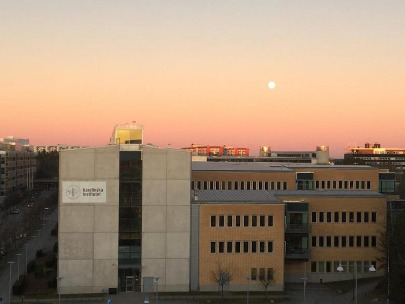 Zanderska Huset and the beautiful sky Flemingsberg. Photo credit: Marina (used with permission)