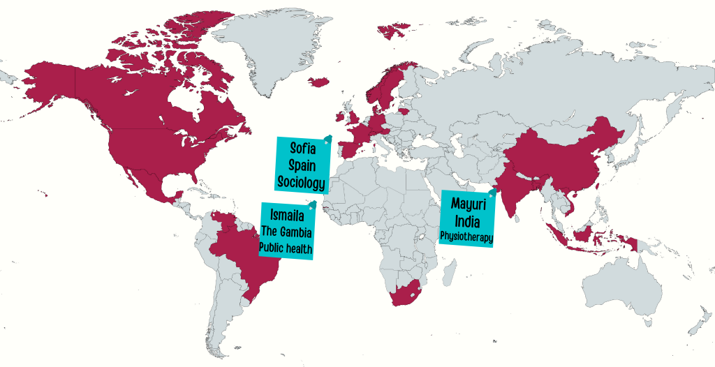 Map of world