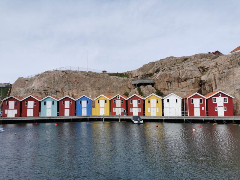 Smogen colorfull boat houses