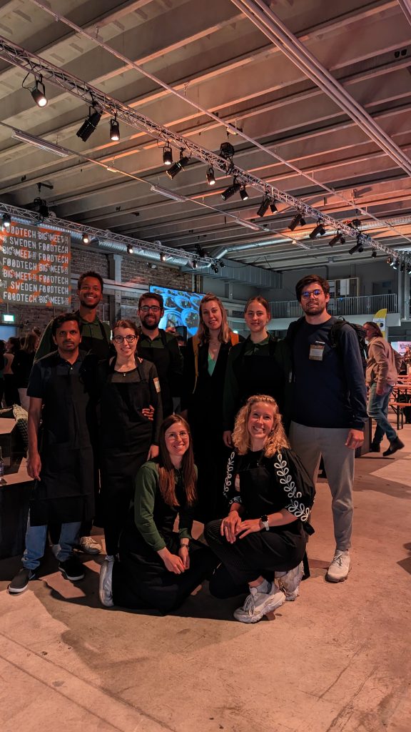 Volunteers at Sweden Foodtech Big Meet. Photo Credit: Tade Idowu