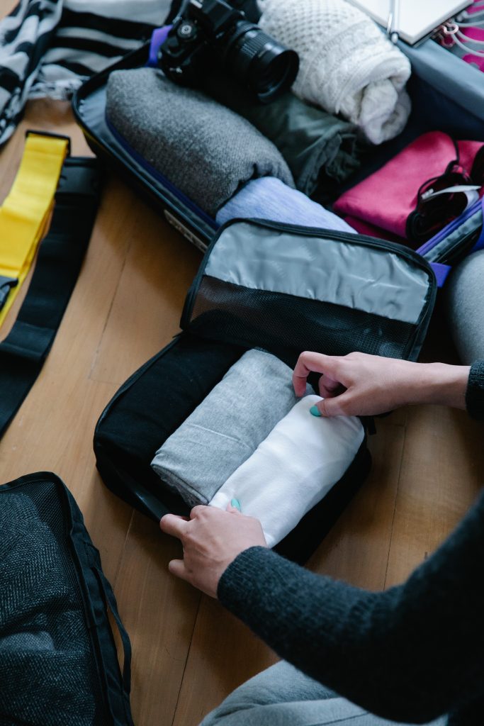 Packing cubes are super useful for organising your clothes