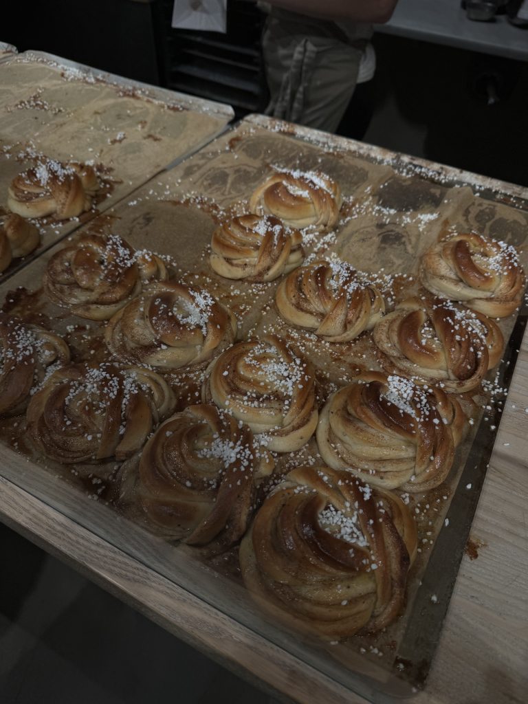 Cinnamon buns at Lille Brors bageri Photo credit: Wendy Boakai)