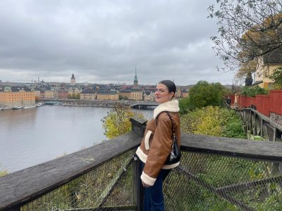 Robin enjoying the view. Photo credits: Robin Jolly