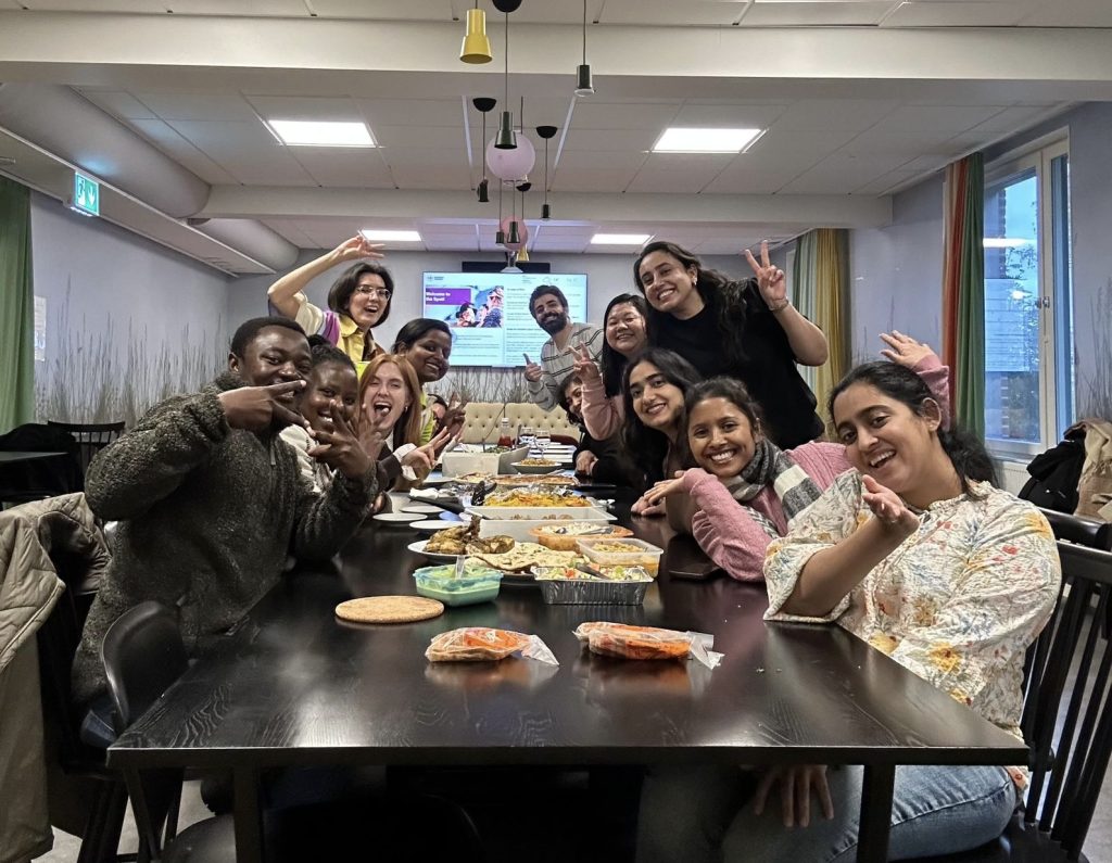 Global Health students at the Spot. Photo credit: Maija Kalliokoski