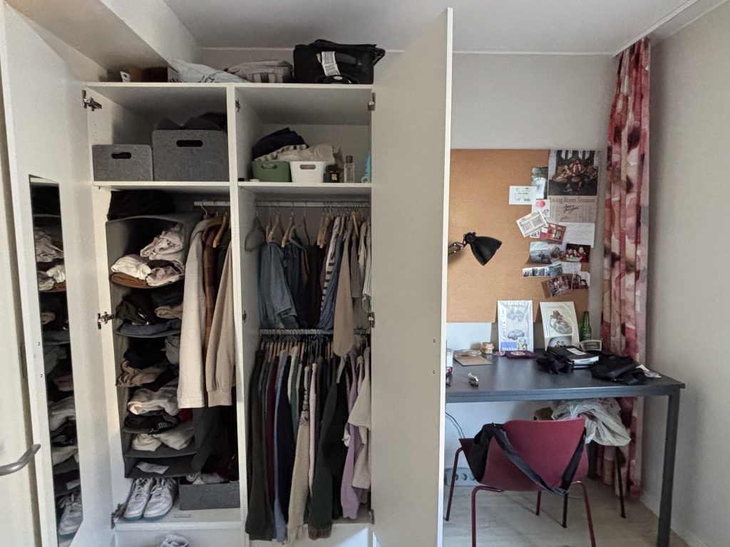 View of my room, part 2. Photo credit: Luis Barcena