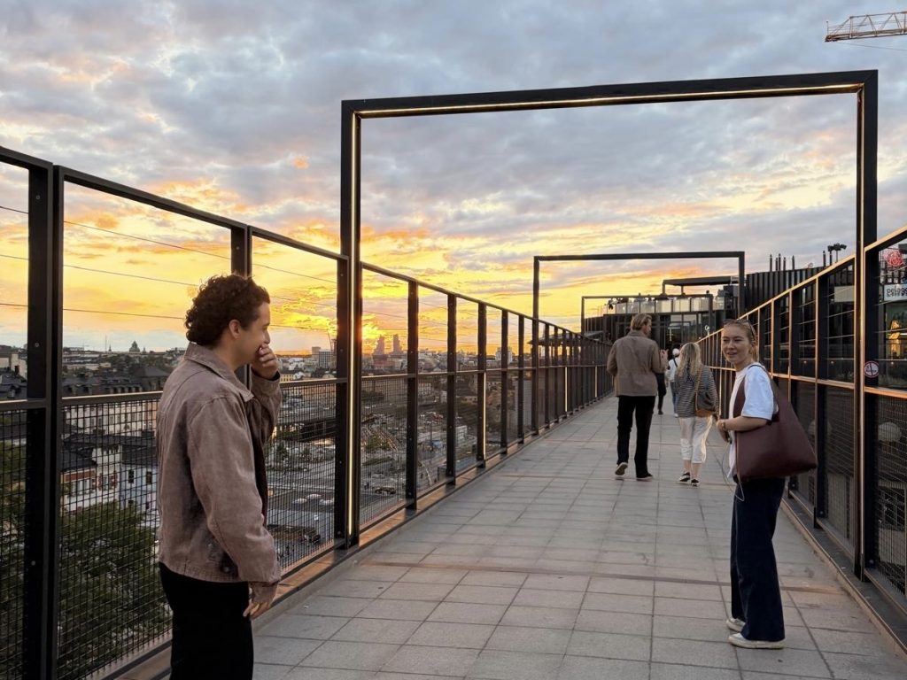 Catching more sunsets with Milla in Södermalm. Photo credit: Luis Barcena
