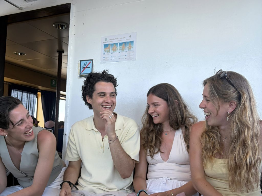 Post-midsommar ferry back to the city. Photo credit: Luis Barcena